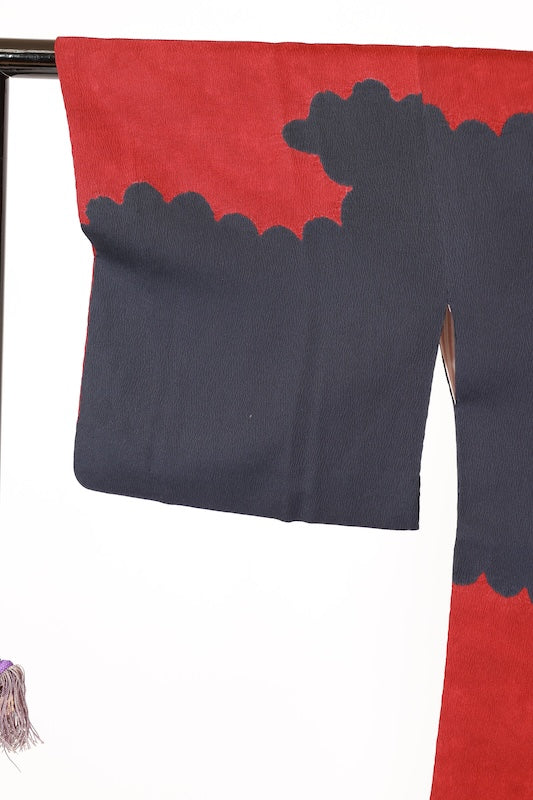 Japanese kimono Coat (Michiyuki) M-size 100% silk / B299