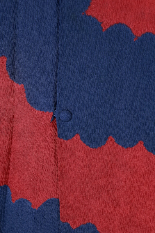 Japanese kimono Coat (Michiyuki) M-size 100% silk / B299