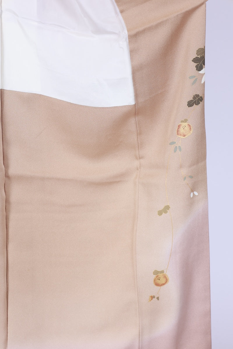 Japanese kimono used <houmongi> Msize silk 100% /T523