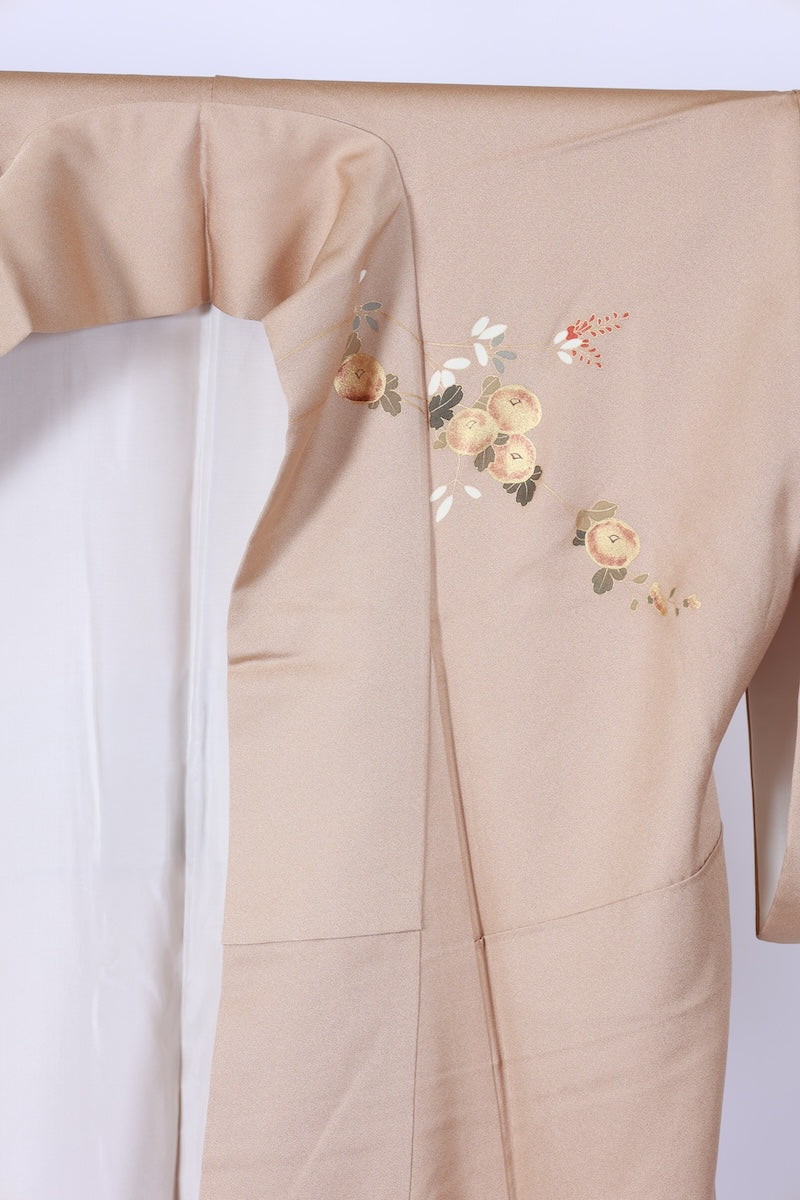 Japanese kimono used <houmongi> Msize silk 100% /T523