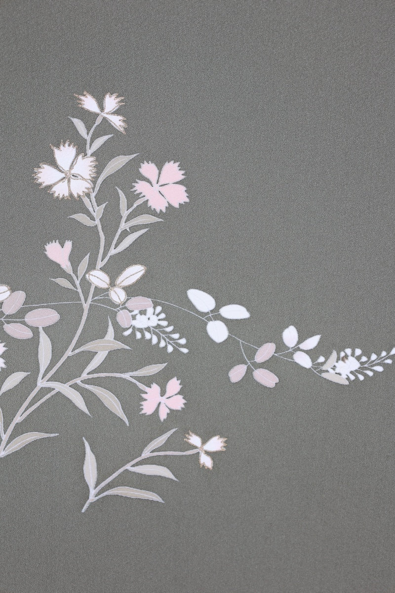 Japanese kimono used <houmongi> Msize silk 100% /T517