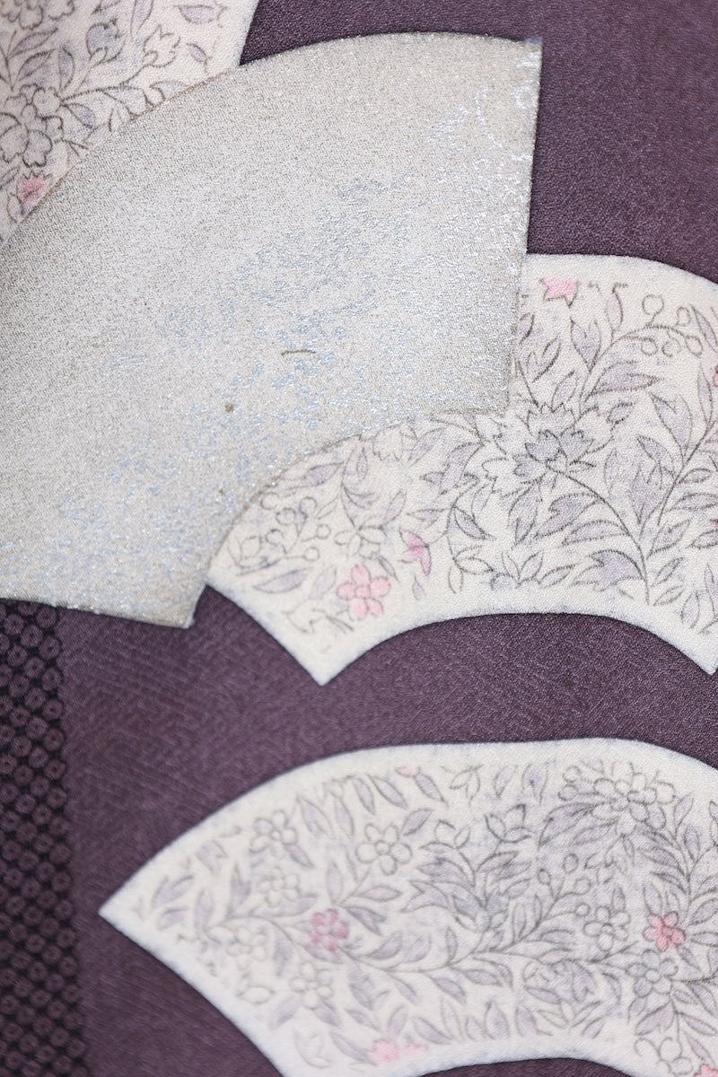 Japanese kimono used <houmongi> Ssize silk 100% /T521