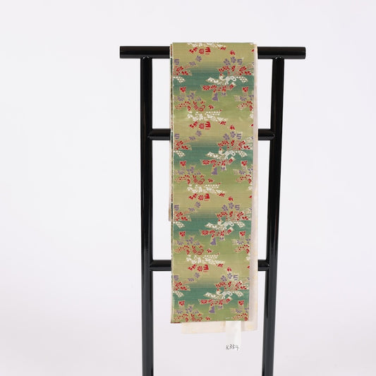 Japanese kimono sash belt (Hanhaba-obi) polyester /K354