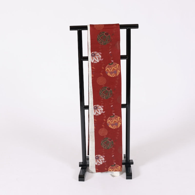 Japanese kimono sash belt (Hanhaba-obi) polyester /K383