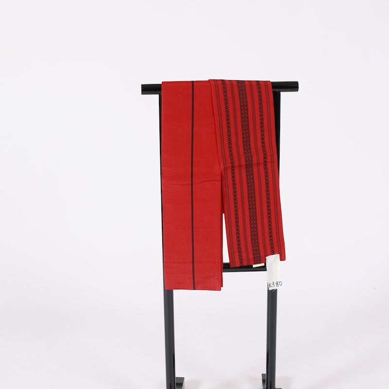 Japanese kimono sash belt (Hanhaba-obi) Silk-100%K380