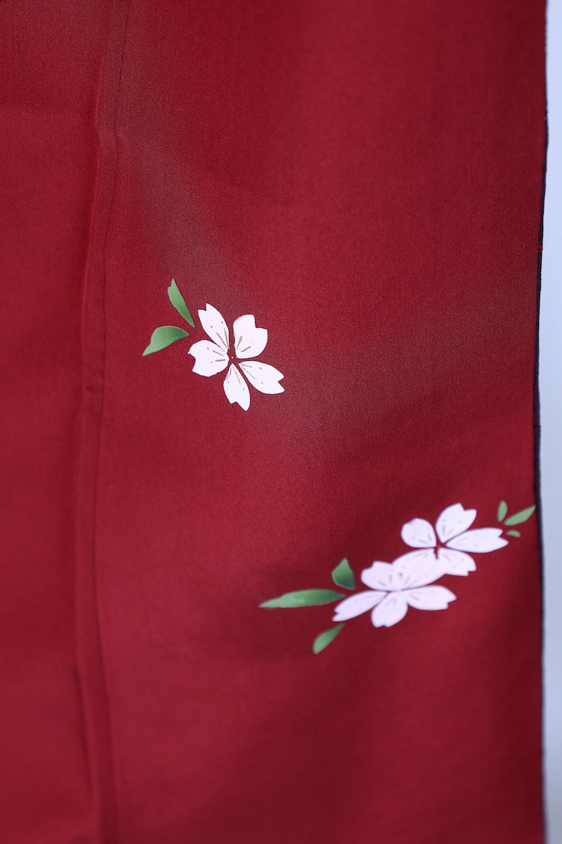 Japanese kimono used <houmongi> Msize silk 100% /T519