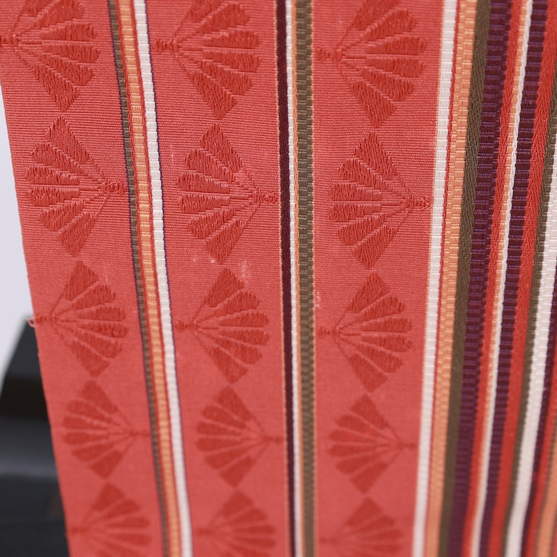 Japanese kimono sash belt (Hanhaba-obi) Silk-100%/K350