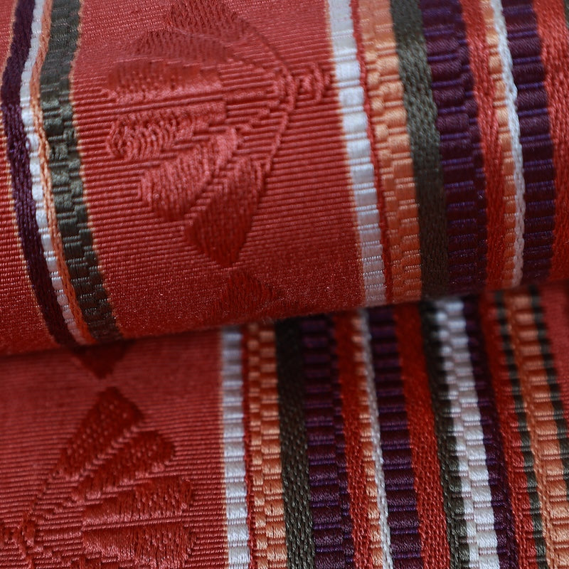 Japanese kimono sash belt (Hanhaba-obi) Silk-100%/K350