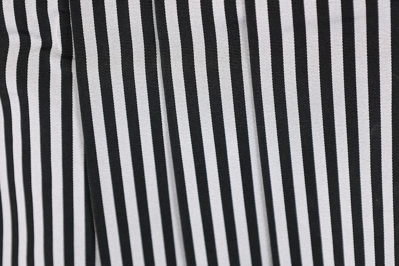 Men's Hakama used (traditional Japanese trousers) - Navy, Gray, Striped, Horse Riding Style - B1526