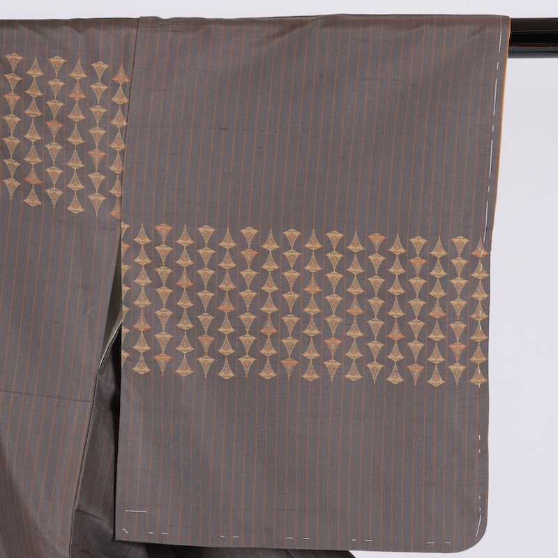 Japanese kimono New(Houmongi) M-size 100% silk /K389