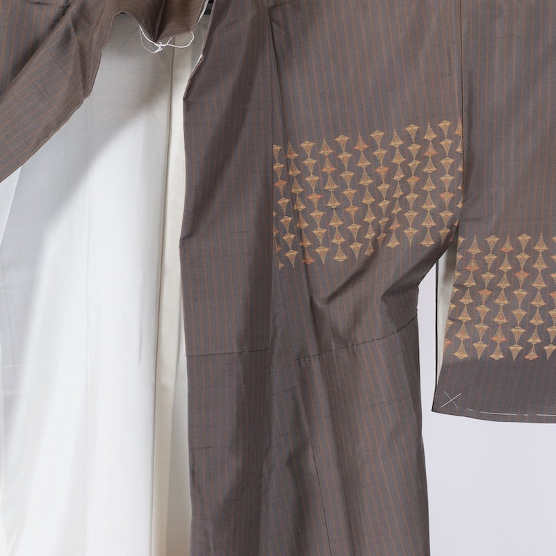 Japanese kimono New(Houmongi) M-size 100% silk /K389