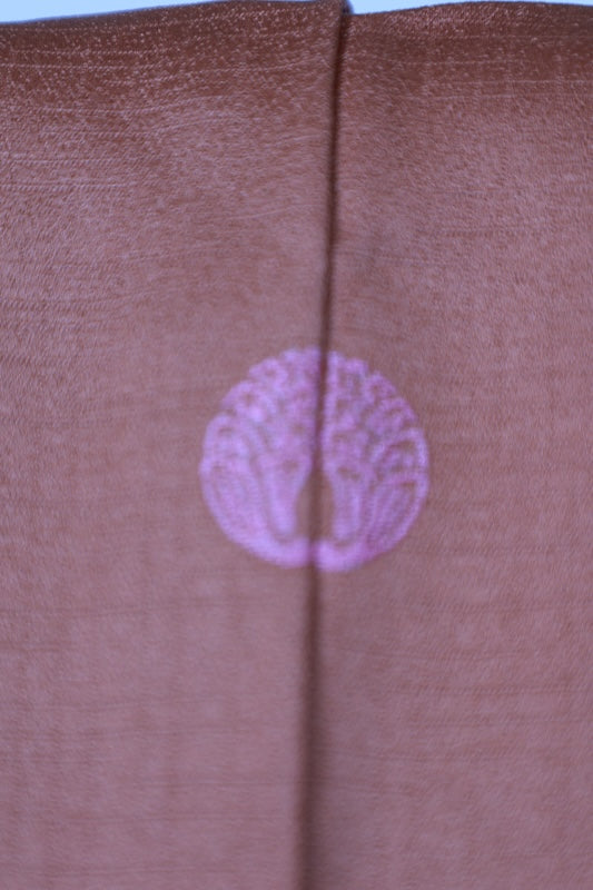 Japanese kimono used <houmongi> Msize silk 100% /T537