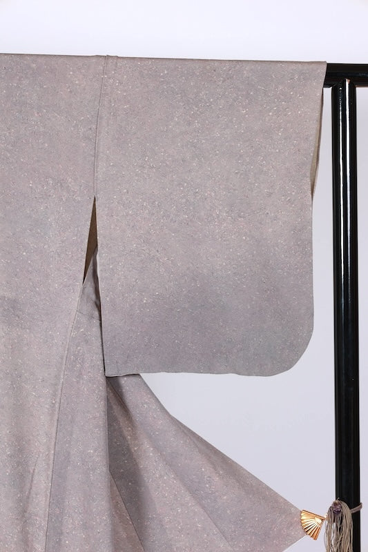 Japanese kimono used <houmongi> Msize silk 100% /T538