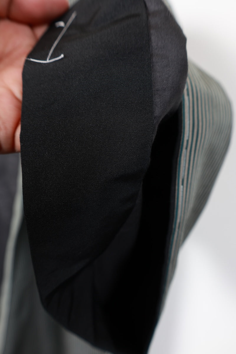 Japanese Men's kimono Unused New M-size silk 100% /B1036