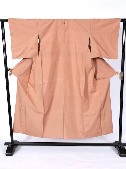 Japanese kimono used <Iromuzi> Msize silk 100% /T602