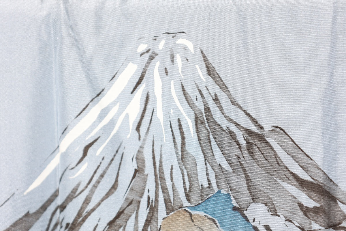 Japanese Men's kimono,haori 2piece set Unused New L-size silk 100% /B1033