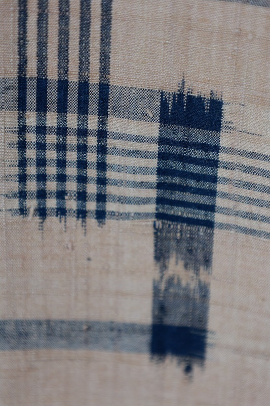 Japanese kimono used <Tsumugi> Msize silk 100% /T600