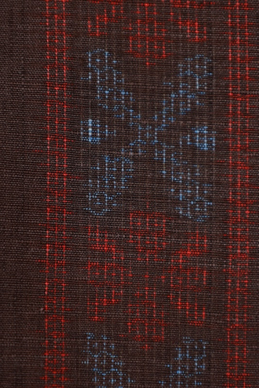 Japanese kimono used <tsumugi> Msize silk 100% /T599
