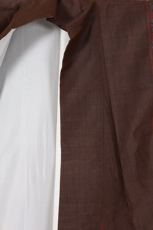 Japanese kimono used <tsumugi> Msize silk 100% /T599