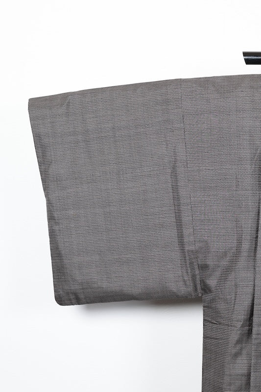 Japanese Men's kimono,haori 2piece set used M-size silk 100% /B1026