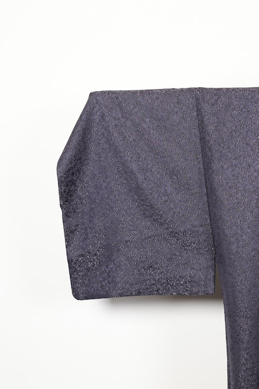 Japanese Men's kimono used L-size silk 100% /B1027