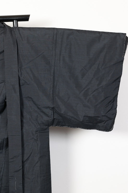 Japanese Men's kimono,haori 2piece set Unused New M-size silk 100% /B1017