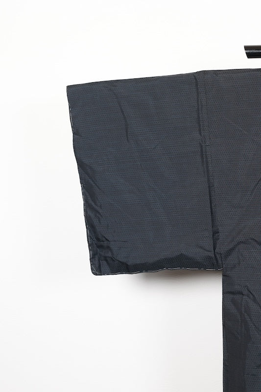 Japanese Men's kimono,haori 2piece set Unused New M-size silk 100% /B1017