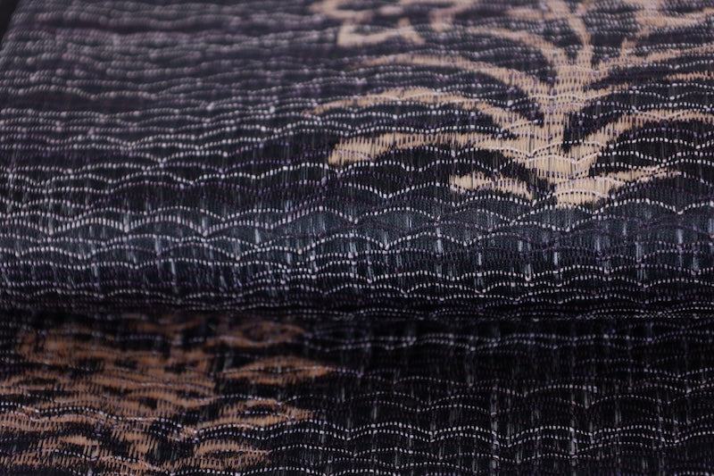 Japanese sash belt (Hukuro-obi) 100% silk summer used /T560
