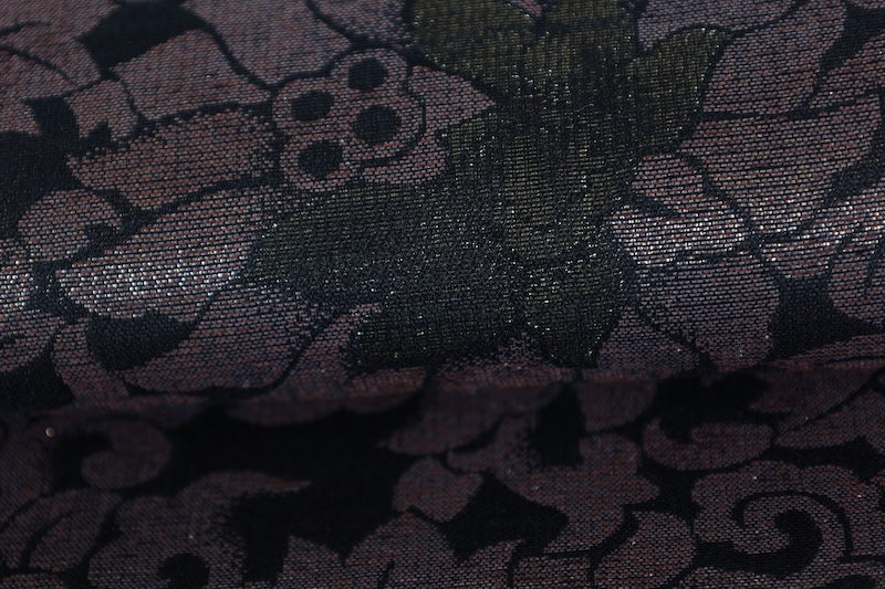 Japanese used sash belt (Hukuro-obi) 100% silk /T559