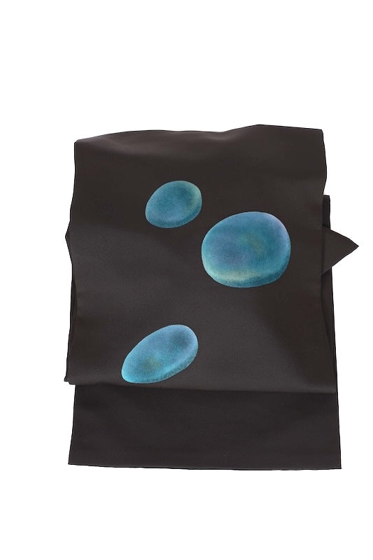 Japanese used sash belt (Nagoya-obi) 100% silk /T551