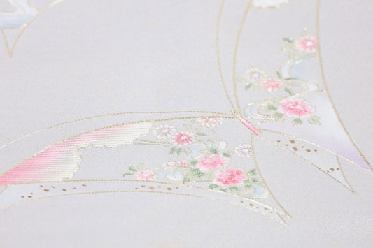 Used sash belt (nagoya-obi) 100% silk /K429