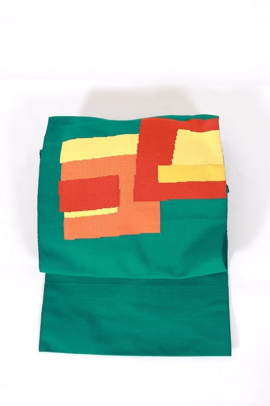 Japanese used sash belt (Nagoya-obi) 100% silk /T546