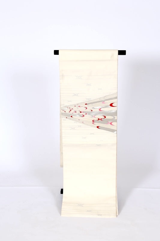 Japanese used sash belt (Nagoya-obi) 100% silk /T545