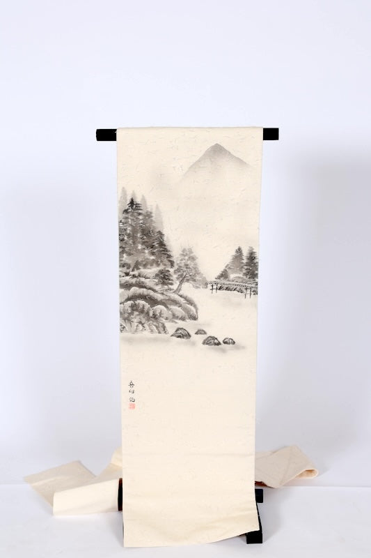 Japanese used sash belt (Nagoya-obi) 100% silk /T543