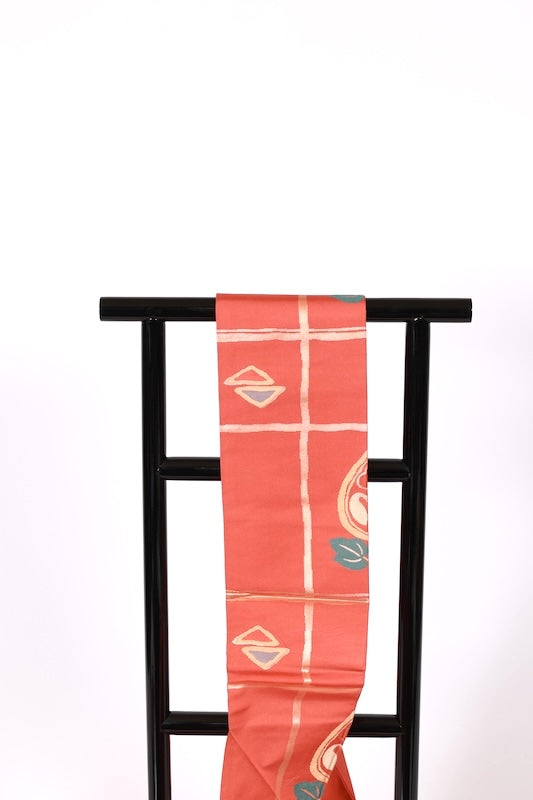 Japanese used sash belt (Nagoya-obi) 100% silk /T556