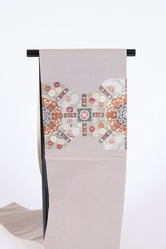 Japanese kimono sash belt used(fukuroobi)silk100%/K420