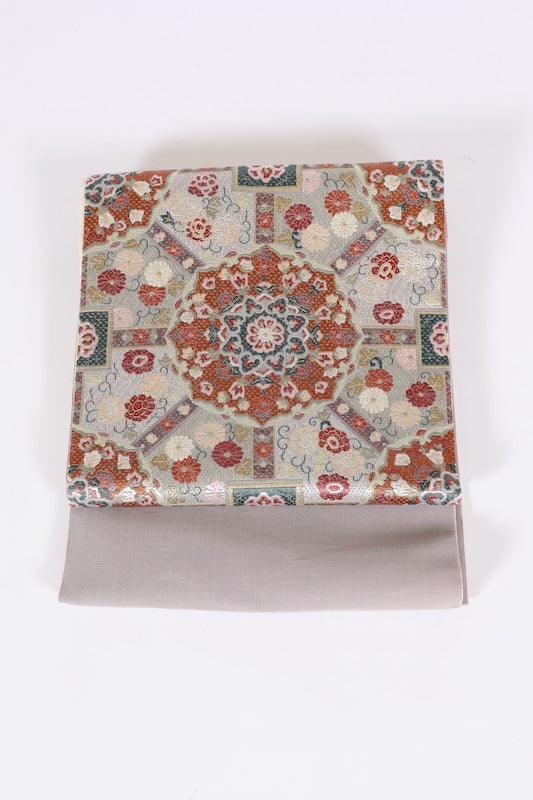 Japanese kimono sash belt used(fukuroobi)silk100%/K420