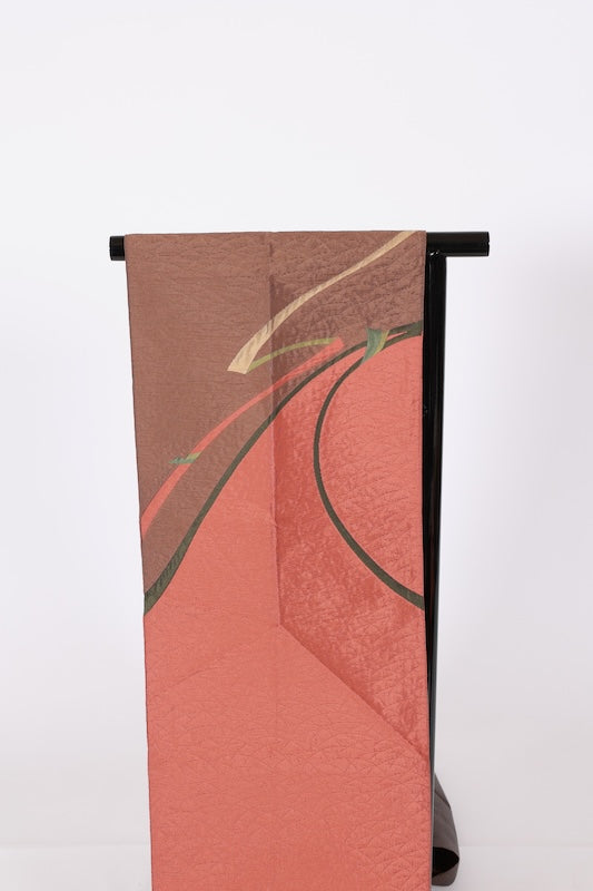 Japanese used sash belt (Nagoya-obi) 100% silk /T541