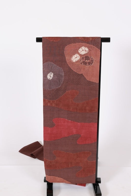 Japanese used sash belt (-obi) 100% silk /