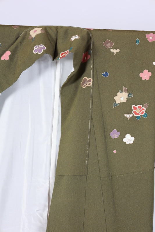 Japanese kimono New(Houmongi) M-size 100% silk /G10