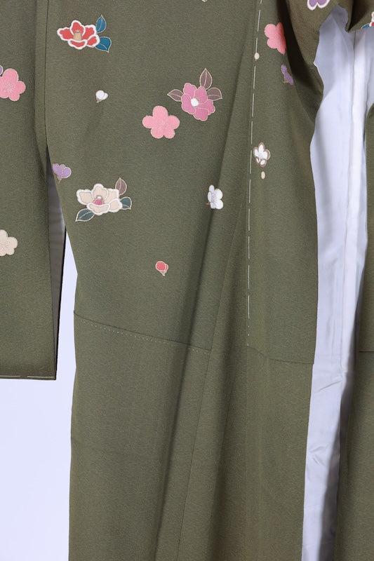 Japanese kimono New(Houmongi) M-size 100% silk /G10