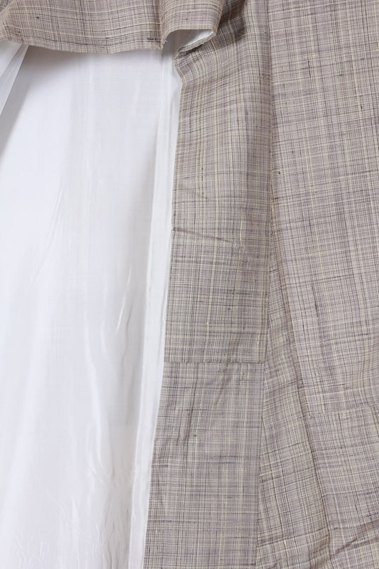 Japanese kimono used <Tsumugi> Msize silk 100% /T584