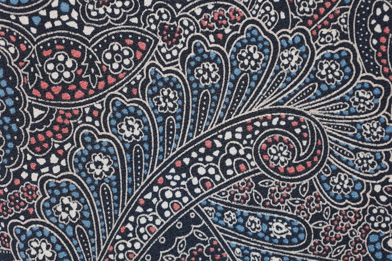 New Unused Japanese kimono <komon> Lsize silk 100% /T581