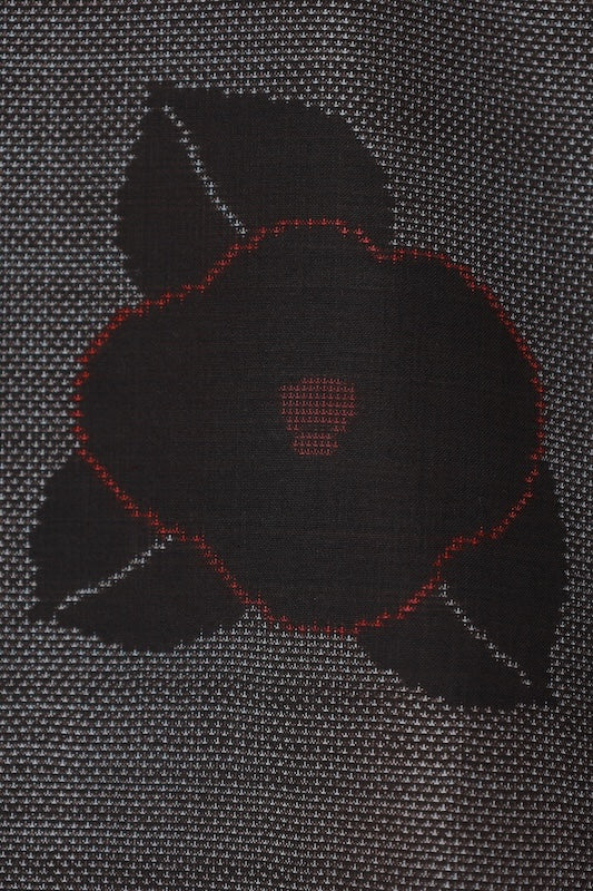Japanese kimono used <Tsumugi> Msize silk 100% /T585