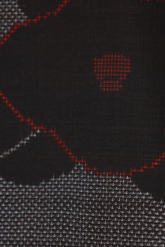 Japanese kimono used <Tsumugi> Msize silk 100% /T585