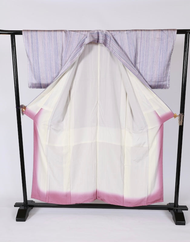 Japanese kimono Unused <Komon> Msize silk 100% /T664