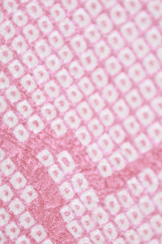 Japanese kimono used <Komon> Msize silk 100% /T657