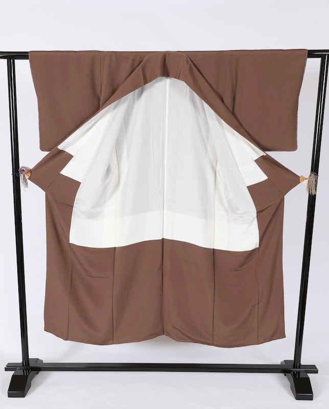 Japanese kimono Unused <houmongi> Msize silk 100% /T666
