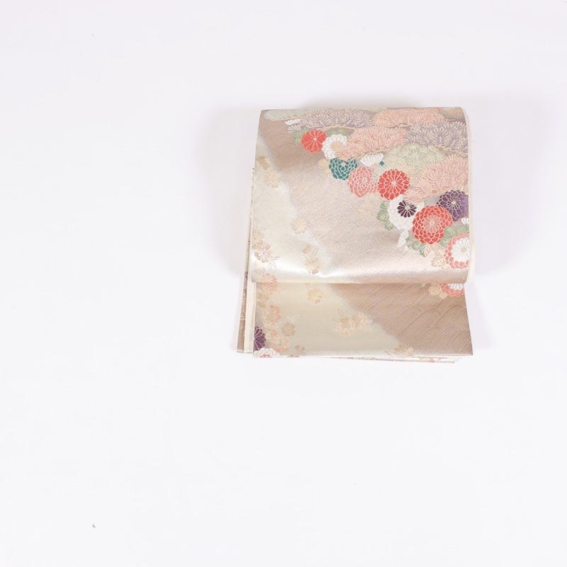 Japanese kimono sash belt used(fukuroobi)silk100%/G41
