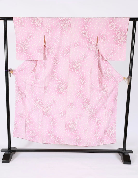 Japanese kimono Unused <Komon> Msize silk 100% /T658